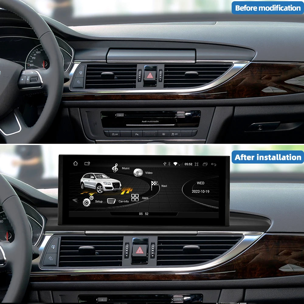 12.3-Inch CarPlay/Android Auto for Audi A6 C7 / A7 (2012-2018)