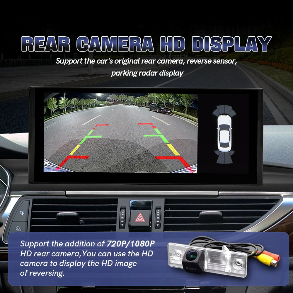 12.3-Inch CarPlay/Android Auto for Audi A6 C7 / A7 (2012-2018)