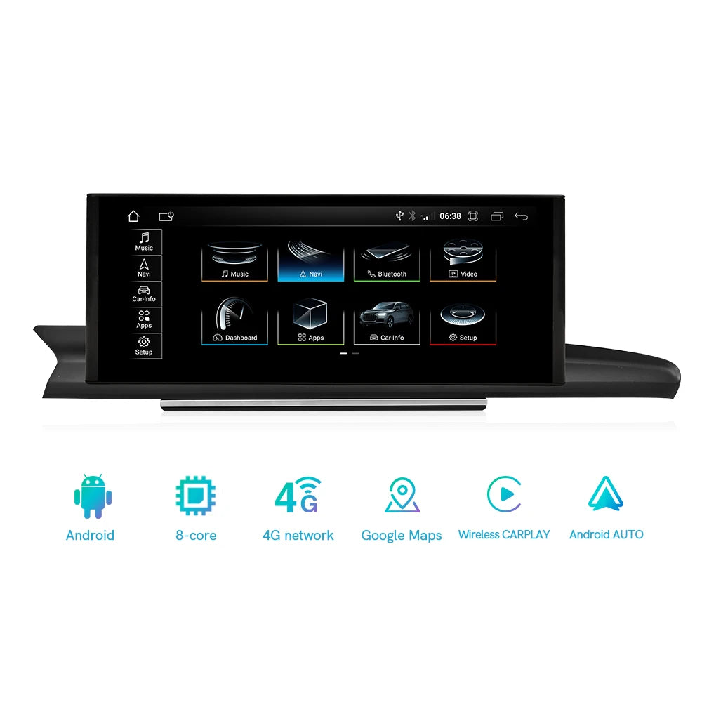 12.3-Inch CarPlay/Android Auto for Audi A6 C7 / A7 (2012-2018)