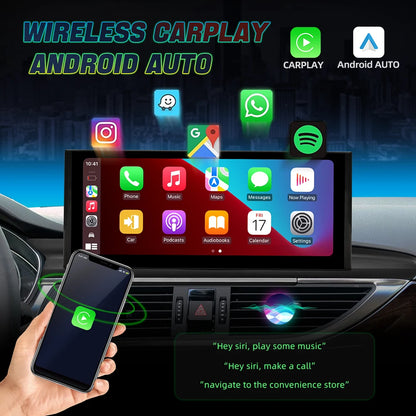 12.3-Inch CarPlay/Android Auto for Audi A6 C7 / A7 (2012-2018)