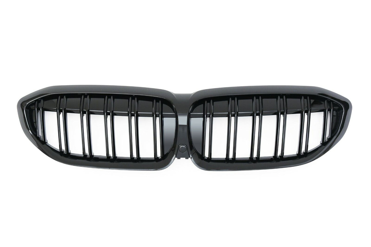 BMW 3 Series G20 (Saloon) / G21 (Touring) 2019 –2022 Gloss Black Double Slat Kidney Grilles